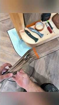 How to Bend a Flooring Border Around Curved Stairs 👌