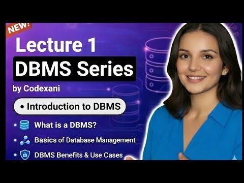 Introduction to DBMS – Lecture 1 | Data, Database, DBMS & Types Explained in Hindi