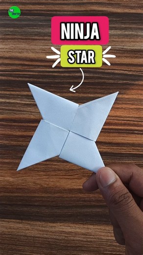 HOW TO FOLD THE BEST HOMEMADE ORIGAMI PAPER NINJA ⭐ STAR , NEW NINJA STAR💥🤩 , #shorts #craft #diy