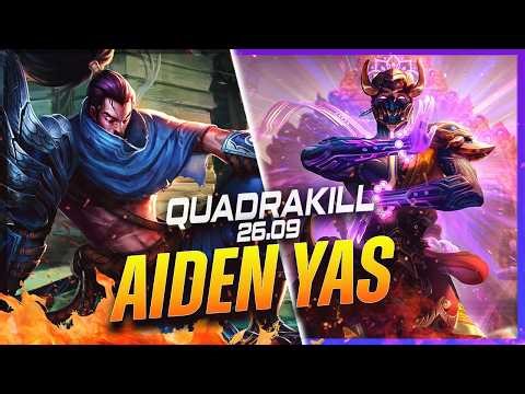 AIDENYASUO - Yasuo vs Malzahar MID Patch 26.9 - Yasuo Gameplay