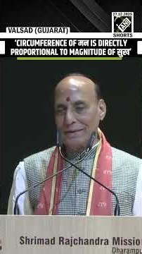 “EGO मन में नहीं पैदा होनी चाहिए” RM Rajnath Singh drops mathematical formula on ego & joy in life