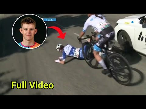 British Cyclist Finlay Tarling Crash and Dies | Finlay Tarling crash | Finlay Tarling Crash Video