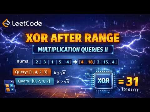 Apr 9, 2026 - Leetcode Problem #3655. XOR After Range Multiplication Queries II