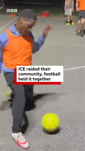 Kennedy Park Football Club in the US offers free access for low-income refugees, many from Central Africa. After ICE raids detained two players in 2026, the club suspended matches to protect its members.