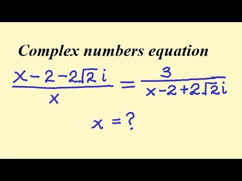 Math Olympiad: A Nice Complex Number Equation