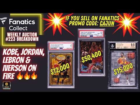 The Usual Suspects Do Record Prices Again - MJ, Kobe, Lebron - Fanatics Weekly #223 Recap