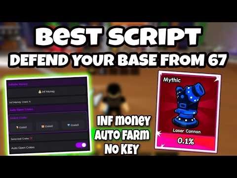 [New] Roblox Defend Your Base From 67 Script | Infinite Money , Auto Open Crates | Pastebin 2026