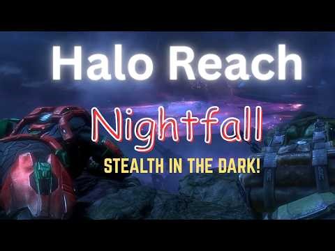 Halo Reach Nightfall Full Mission Walkthrough | Covenant Dark Zone Recon