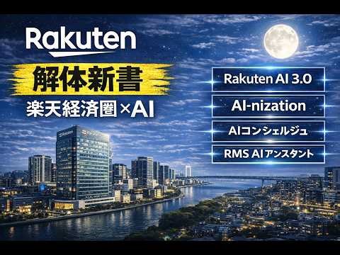 楽天AI解体新書｜楽天経済圏 × AI