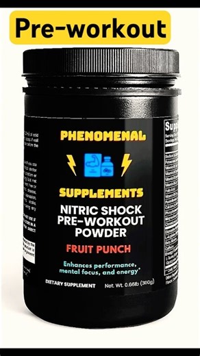 Pre-Work Out Powder - Nitric Shock