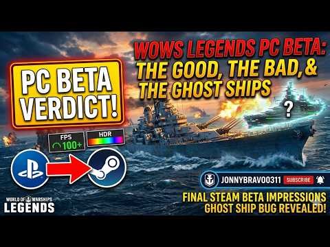 World of Warships Legends PC Beta: The Good, The Bad, & The Ghost Ships 4K HDR
