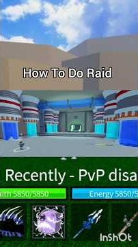 How to Do Raids in Blox Fruits ⚔️ #bloxfruits #shorts