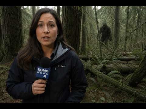 Live News Camera Captures A 12ft Tall Sasquatch In Background