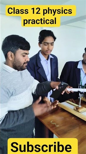 class 12 physics practical in Lab #facts #subscribe #motivation #practical #practicemakesperfect