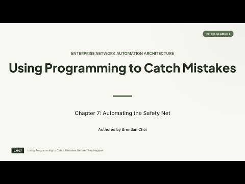 ENAA Ch7 Using Programming to Catch Mistakes