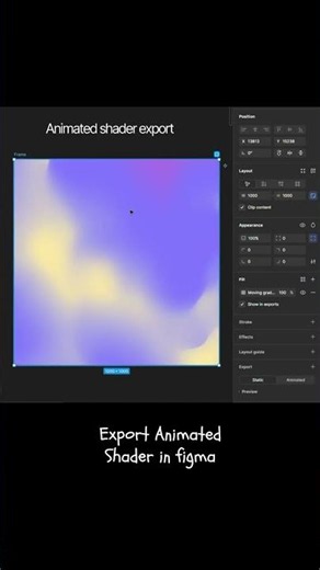 Export Animation in figma #figma #export #figmatips