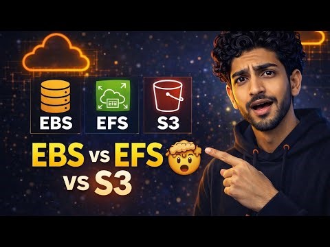 AWS Storage Explained: EBS vs EFS vs S3 | (Beginner Friendly)