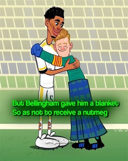 The kindness of jude #football #edit #footballedit #realmadrid #legend #bellingham #viral #england .