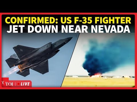 BREAKING: US F-35 Crashes Near Nevada Amid Iran War; Pilot Ejects, Emergency Teams Rush
