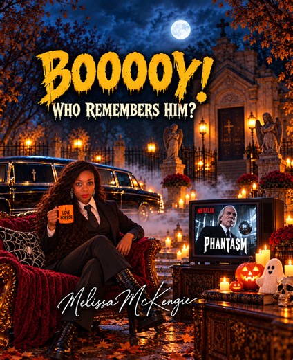 Who remembers the Tall Man from Phantasm? That “BOOOOY!” used to scare me! 😭⚰️ Did y’all watch this growing up? #Phantasm #TheTallMan #HorrorNostalgia #ScaryMovies #HalloweenVibes
