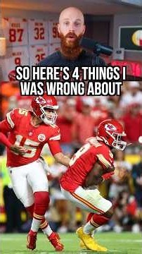 Every Chiefs take that I got WRONG so far this season
