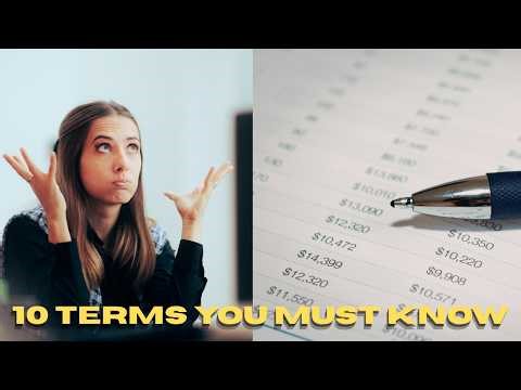 10 Basic Accounting Terms for Beginners | Accounting 101 (Explained by a CPA)