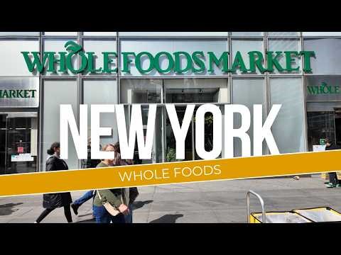 Inside WHOLE FOODS STORE New York City