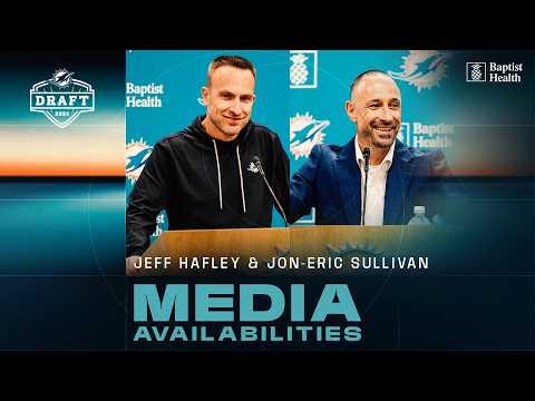 General Manager Jon-Eric Sullivan & Head Coach Jeff Hafley meets with the media | Miami Dolphins