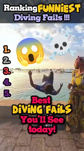 Top Diving Fails Ranked 😂💀 | You Won’t Believe #1#shorts #funny #ranked