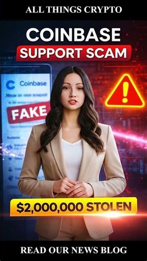 Coinbase Support Scam Drains $2,000,000 — Not a Hack 😨