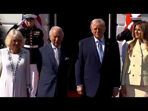 Britain's King Charles begins US state visit, meets President Trump
