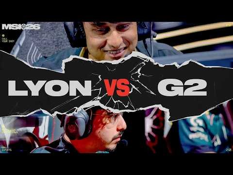 G2 vs LYON | MSI 2026 | Bracket Stage | Game 02 | G2 Esports vs LYON