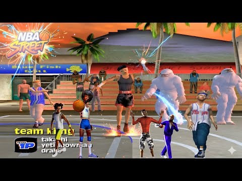 I Found The Most OVERPOWERED Team In NBA Street! Yeti The Snowman Gameplay!