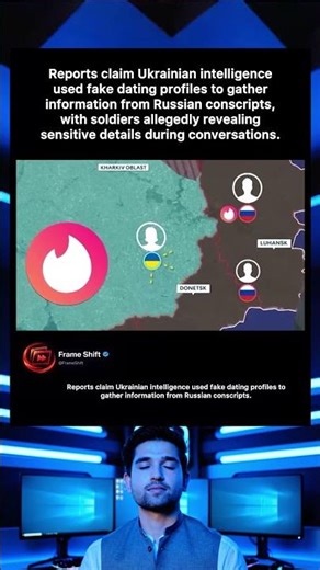 Reports claim Ukrainian intelligence used fake dating profiles to gather information