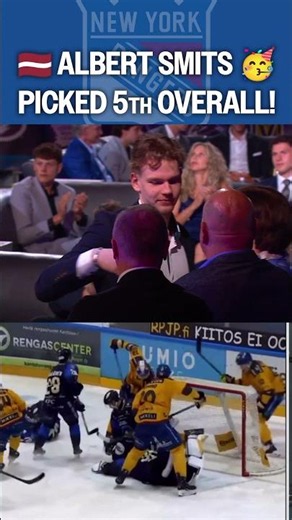 Rangers pick ALBERT SMITS 5th overall! 🖐️