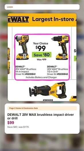 Lowes Weekly Ad (10/29/26 - 11/4/26) Top 5 Deals #shorts