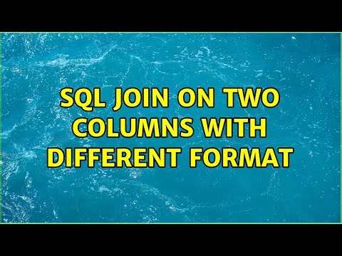 SQL join on two columns with different format