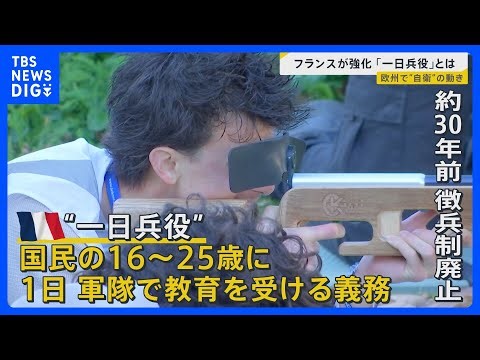 イラン情勢で米国から圧力を受け欧州で“自衛”が加速…フランスの「一日兵役」の現場に密着【news23】｜TBS NEWS DIG