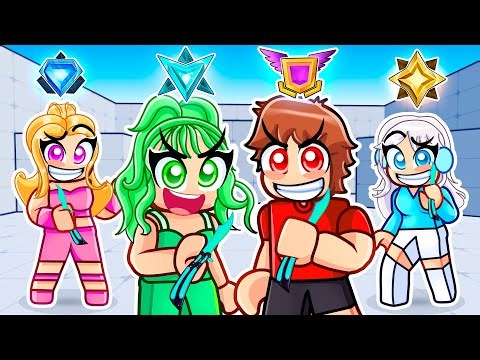 The KNIFE ONLY Challenge In Rivals RANKED...