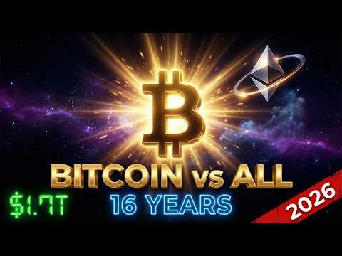 Cryptocurrency Market Cap Racing (2010-2026) | Bitcoin's $1.7 TRILLION Dominance!