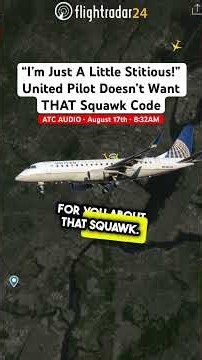 “I’m Just A Little Stitious!” United Pilot Doesn’t Want THAT Squawk Code