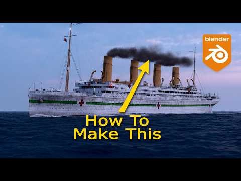 Britannic Guy Shows How To Make Ship Smoke in Blender