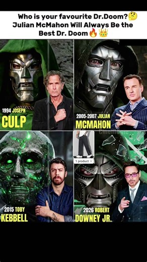 Julian McMahon Will Always Be the Best Dr. Doom. Rest in Peace 🕊️💔