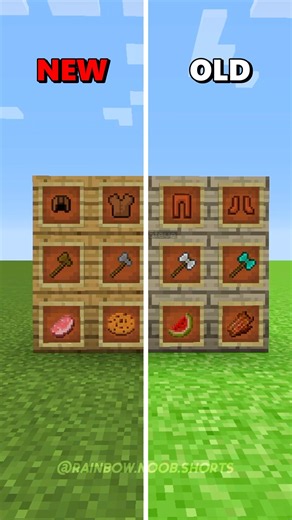 Minecraft OLD VS NEW Blocks...😭 (Payphone)