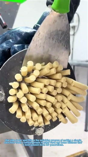 Satisfying Corn Flour Traditional Food Making Process!