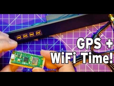 Pico W 2 GPS Clock Gets Wi-Fi Time (MicroPython + Thonny)