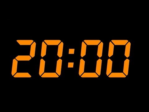 20 Minute Countdown Timer ⏳ Silent Visual Timer for Focus