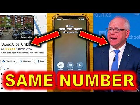 Tim Walz and FAKE Minnesota Daycare Have SAME Phone Number.....
