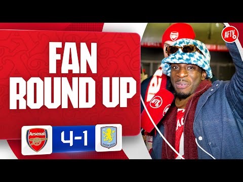 Can Arsenal Finally win The League? (Fan Round Up feat Mo) | Arsenal 4-1 Aston Villa