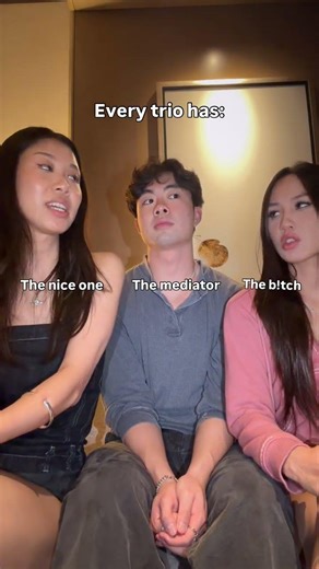 Which One Are You in the Trio? 👀 #girltalk #relatable #friends